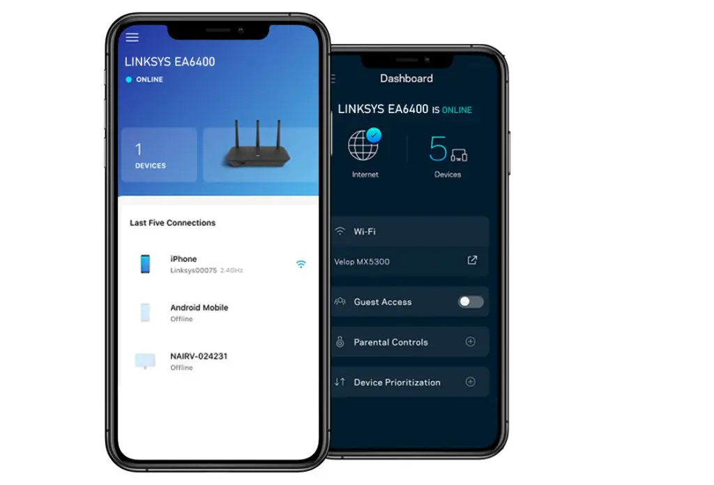 Linksys EA6400 Router Setup Using the Linksys App